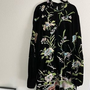 Embroidered Asian Inspired Mini Dress from ASOS. Size 20!